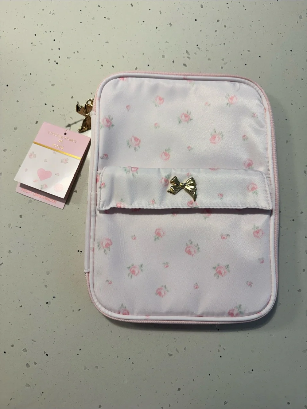 Loveshackfancy x yoobi Tech Organizer - Blooming Heirloom
